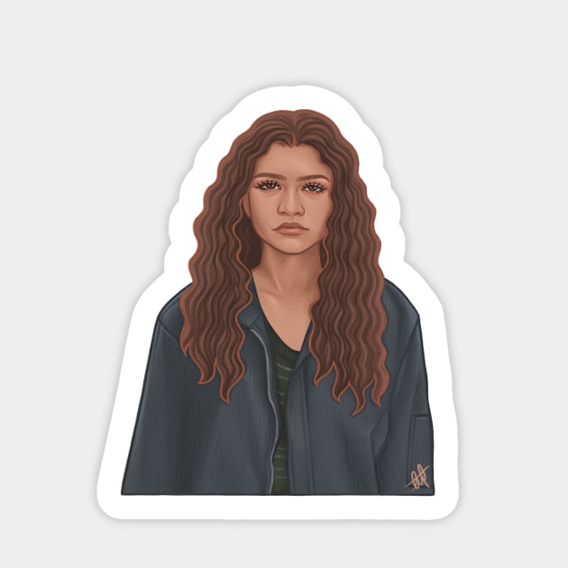 Rue 1 || Euphoria Sticker by CharlottePenn